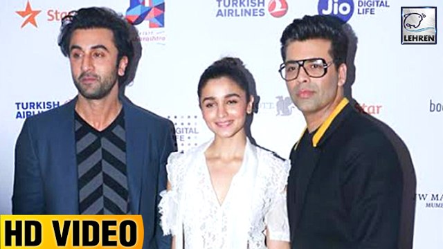 Alia Bhatt, Ranbir Kapoor & Karan Johar At Jio MAMI Film Festival