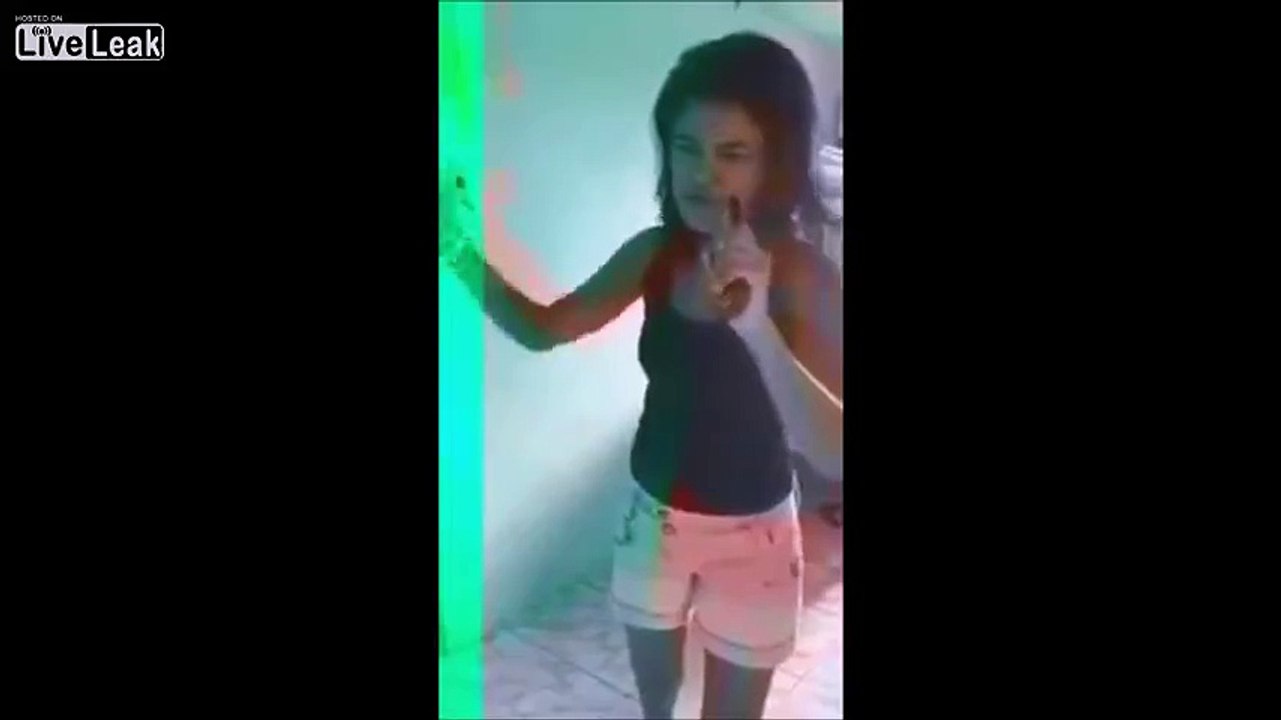 Brazilian Girl Electrocuted While Singing Pavarotti Opera Song