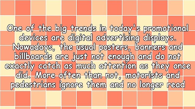 Digital Advertising Displays - The New Trend in Traditional Outdoor Marketing