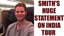Steve Smith leaves message for India after returning home | Oneindia News