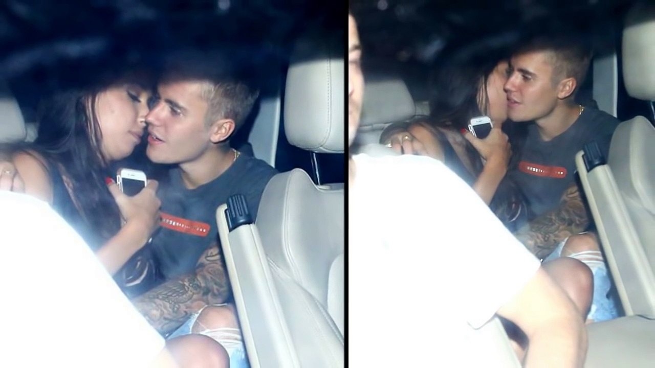 Justin Bieber captured with his rumoured girlfriend Luciana Chamone