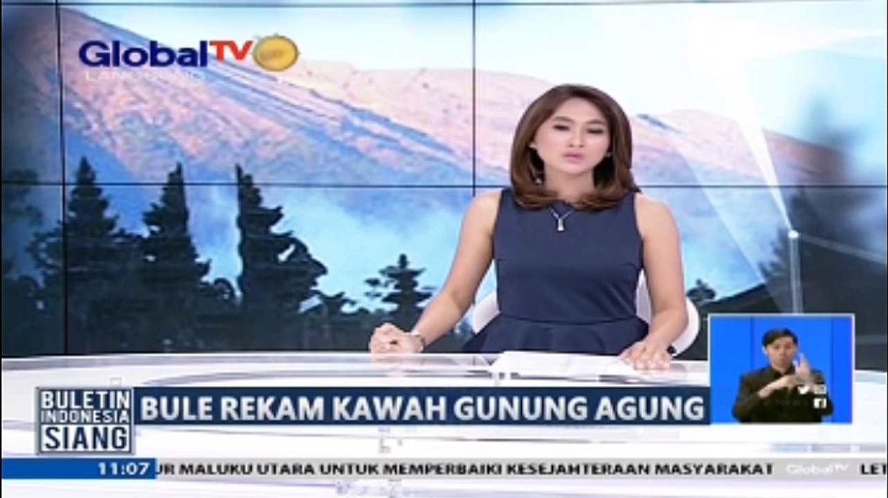 Bule Asal Perancis, Rekam Kawah Gunung Agung Ini Jadi Viral