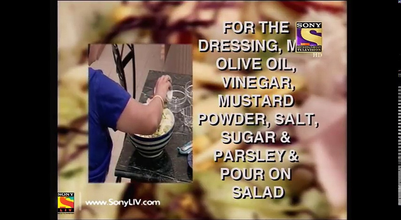 Cook It Up With Tarla Dalal - Ep 9- Apple & Potato Salad, Spinach & Mushroom Pasta, Margherita Pizza - YouTube