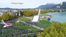 Ski accrobatique: 2e édition du Sosh Big Air à Annecy