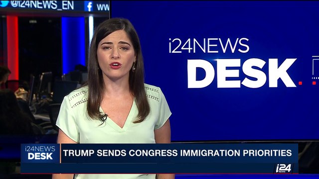 i24NEWS DESK | Trump sends congress immigration priorities | Monday, October 9th 2017