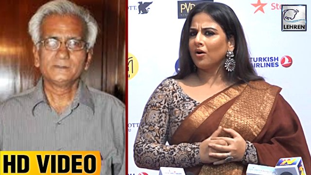 Vidya Balan's SHOCKING Reaction On Director Kundan Shah's Demise