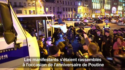 Russie : Manifestations violentes contre Vladimir Poutine