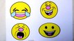 Emoji Coloring Pages l Coloring Drawing Page Video for Children l Rainbow Colours Colored Markers