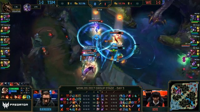 Highlights | TSM vs WE | Day 3 | 2017 World Championship | Team Solo Mid vs Team WE