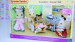 Country Nurse Sylvanian Families Calico Critters Set Unboxing Review Play - Kids Toys