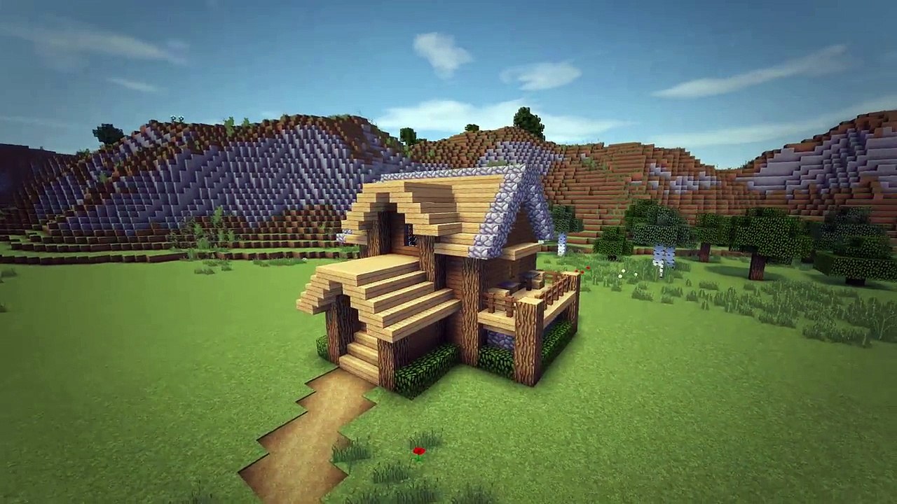Minecraft: How To Build A Survival Starter House Tutorial (#4)