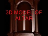 3D model animation of features in ST GEORGES CHURCH - London