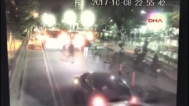 Okmeydanı'ndaki Hasta Karşılama Görevlisinin Vurulma Anı Güvenlik Kamerasında