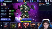 Marvel: Future Fight - NEW HYPERION   ALL CHARACTER UNIFORMS UPDATE!