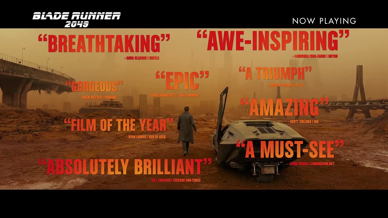 Blade Runner 2049 - Now In Cinemas