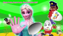 Elsa Frozen, Bubble Guppies VS Shiva ANTV Finger Family Song - Nursery Rhymes