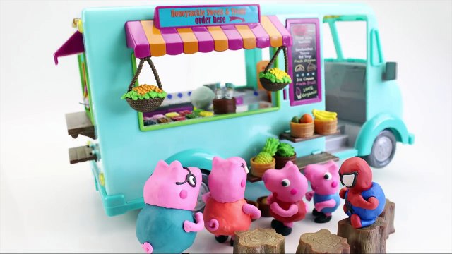 Peppa Pig Stop Motion Animation Play Doh Minions Ice Cream with Spiderbaby!