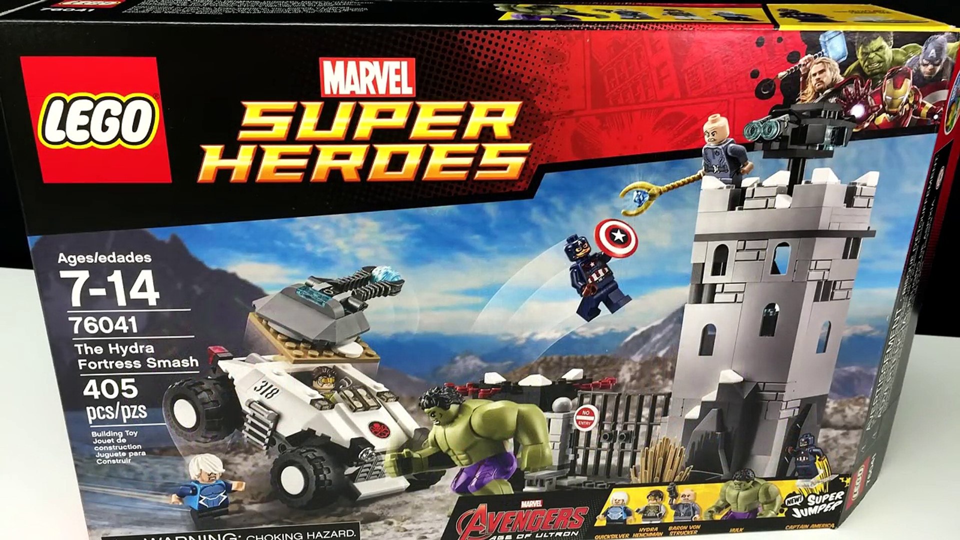lego avengers age of ultron sets hydra fortress smash