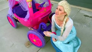 Baby Elsa new Car Surprise!! Joker pranks disney princesses vs villain superhero compilation!