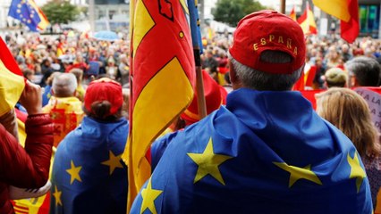 Clamor multitudinario en Barcelona en favor de la unidad de España