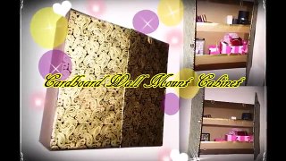 Cardboard Wall Mounted Cabinets D.I.Y