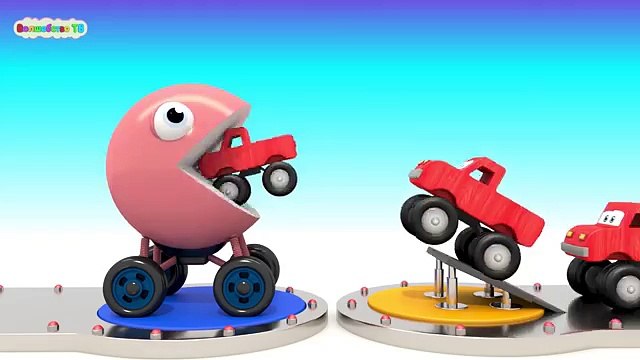 Машинки с Пакманом и Вертолетиком УЧИМ ЦВЕТА Для Детей Детский Развлекательный Канал Волшебство ТВ
