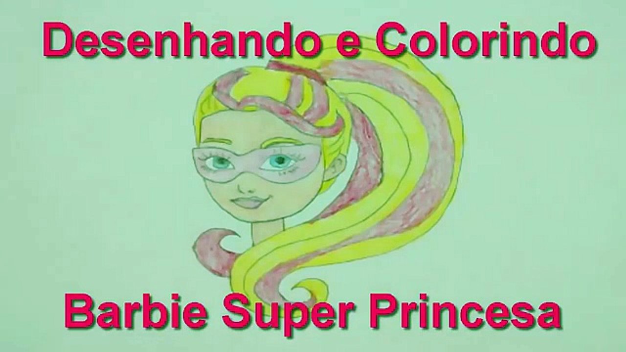 Desenho de Barbie Super Princesa 2016 Português Brasil Barbie