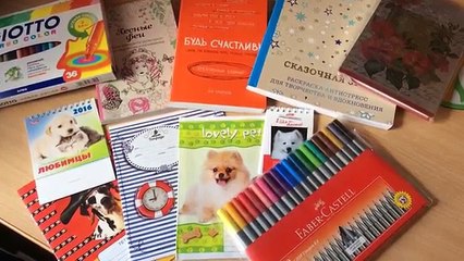 Покупки канцелярии из Москвы