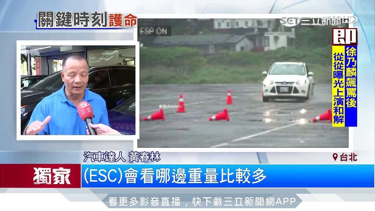 失控保命符！明年新車強制配「ESC系統」｜三立新聞台