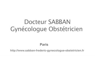 Docteur Frédéric SABBAN, gynécologue obstétricien à Paris.