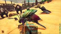 ARK Scorched Earth ALL CREATURES Wyvern, Golem, Death Worm, Mantis and much more !!