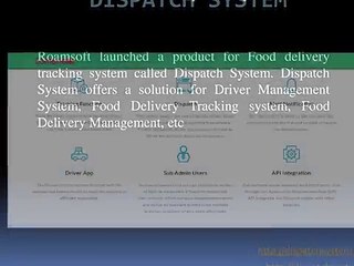 Dispatch System - Delivery Management System