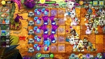 Plants vs Zombies 2 - Jurassic Marsh Day 33: Jurassic Rally Zombie| Electric Peashooter Solar Tomato