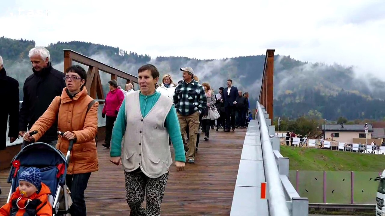 Teplička nad Váhom: Lávka pre cyklistov a chodcov je oficiálne otvorená