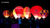 Beautiful hot air balloon display at York Balloon Fiesta