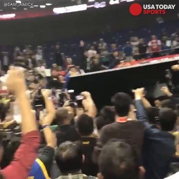 Steph Curry Shoe Toss
