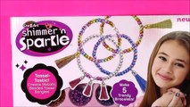 Cra-Z-Art Shimmer n Sparkle Tassel Bracelets! DIY Bracelets! Metallic Beads! Monster High Makeup!