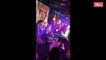 Genta dhuron spektakel, e dredh perpara meshkujve ne klub (360video)