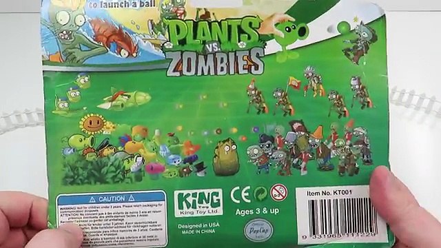 Plants vs Zombies Garden Warfare 2 unboxing new toys Aliexpress toy for preschoolers GW2 PlayClayTV