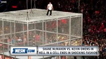 Shane McMahon Falls 20-Feet In Hell In A Cell Vs. Kevin Owens