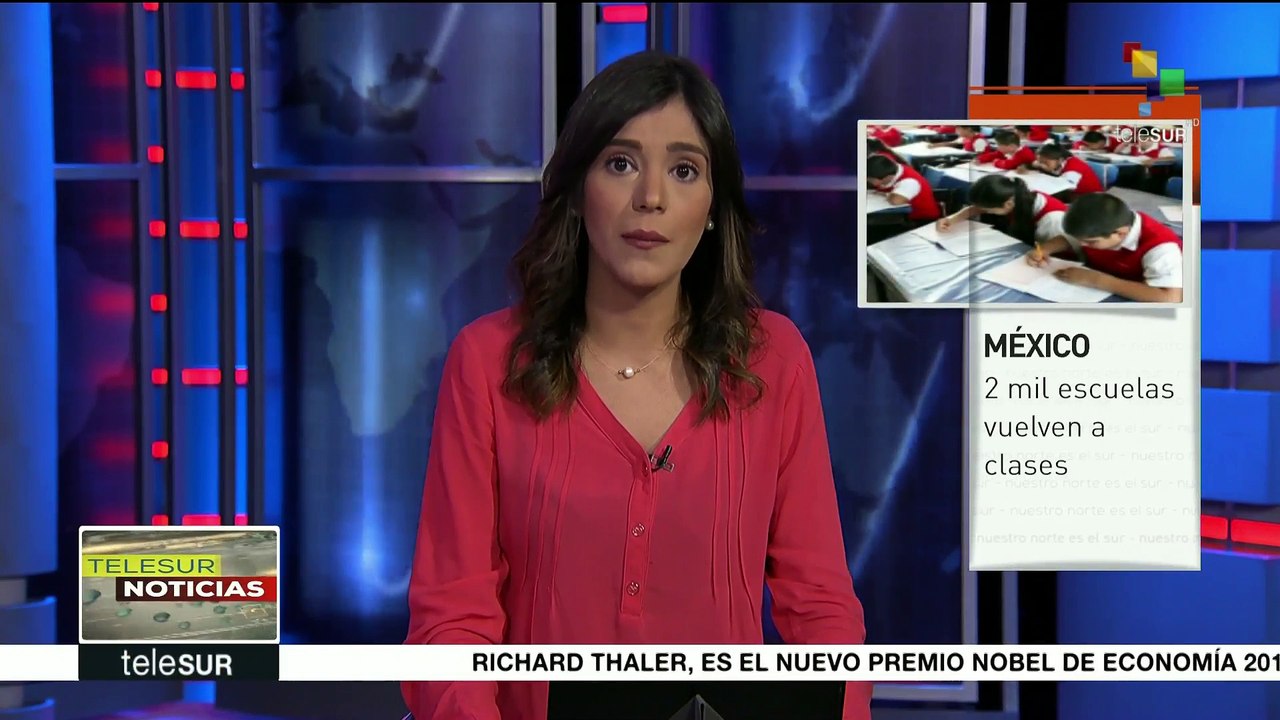 México: dos mil escuelas reanudan actividad tras sismos de septiembre