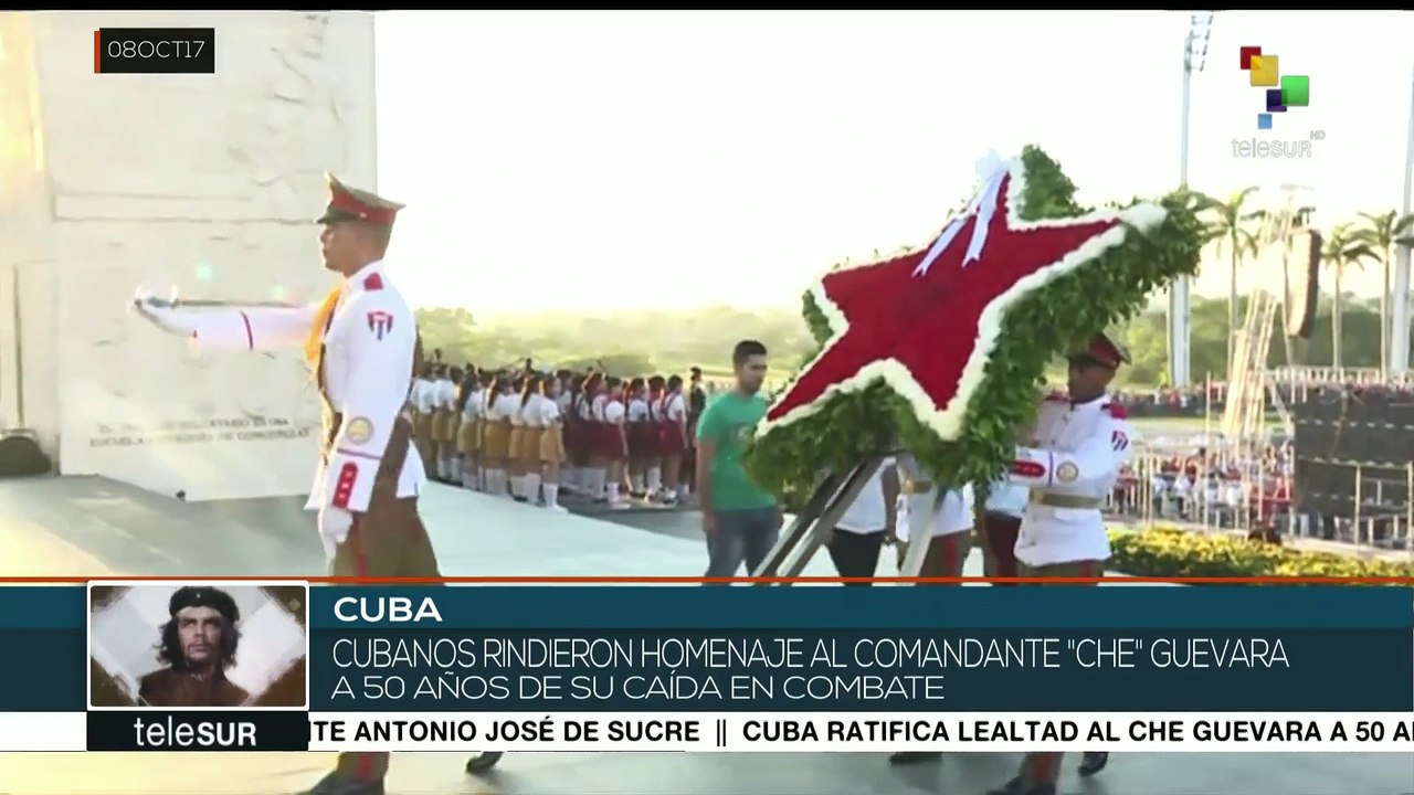 Cuba: legado del Che continúa vivo entre la población civil