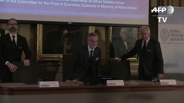 Le prix Nobel d'économie à l'Américain Richard H. Thaler
