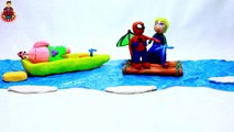 Örümcek Adam ile Frozen Elsa Tango Dansı - Play Doh Stop Motion Animasyon