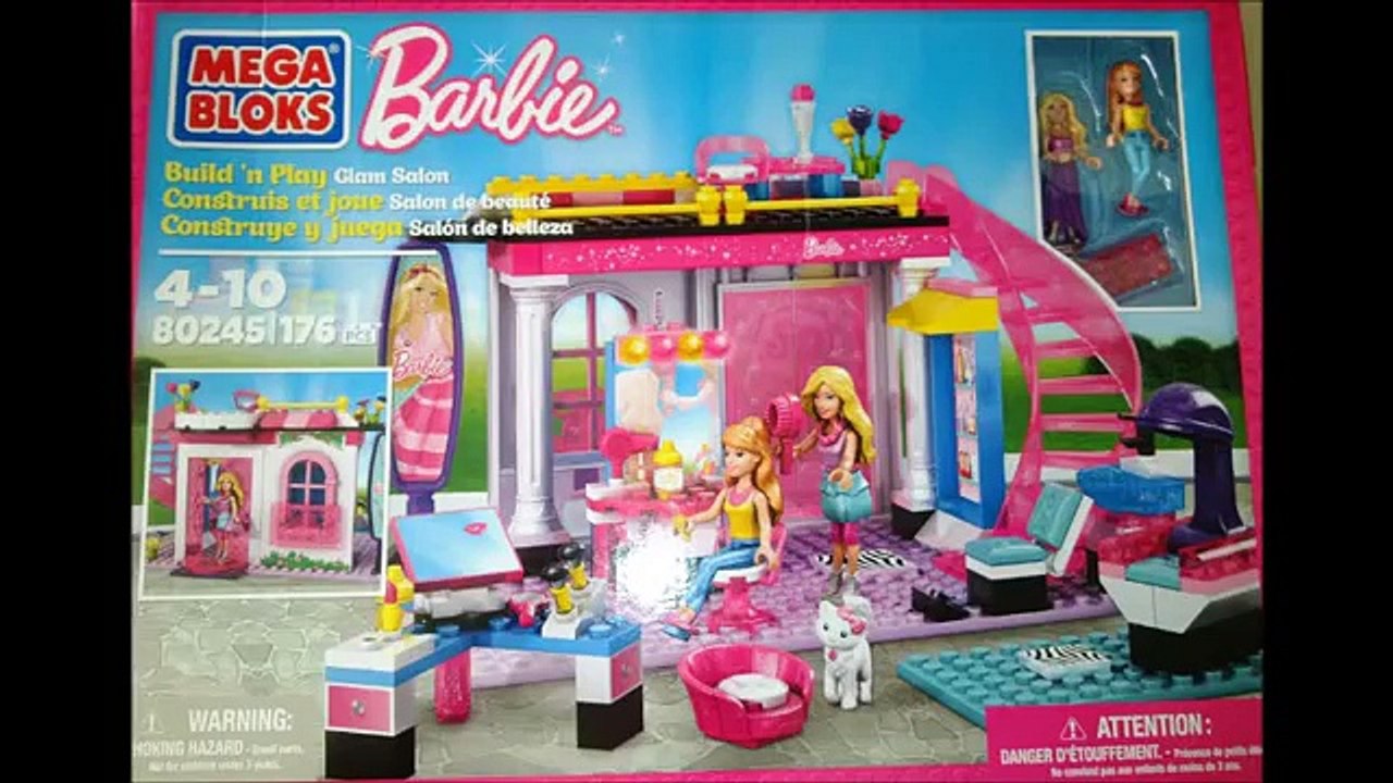 MIRA!! Barbie construir su propio salón de belleza juguete Lego