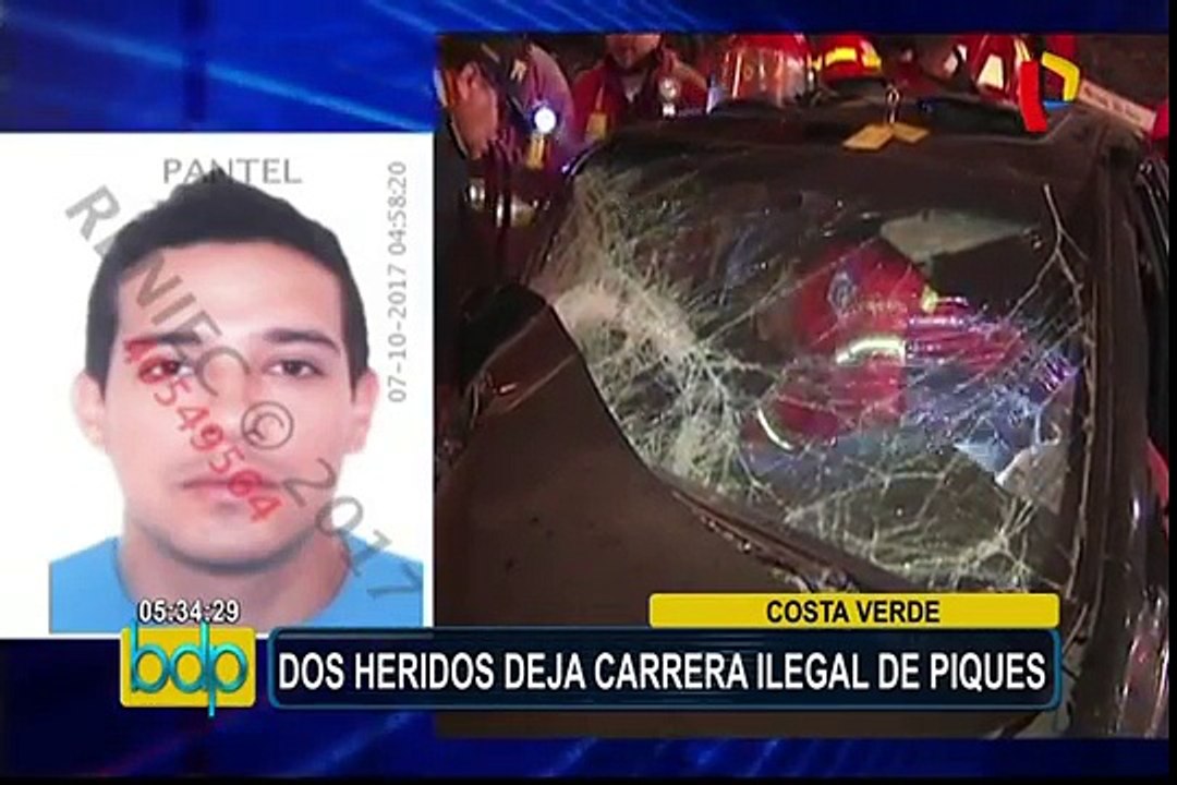 Costa Verde: carrera ilegal de piques deja dos heridos