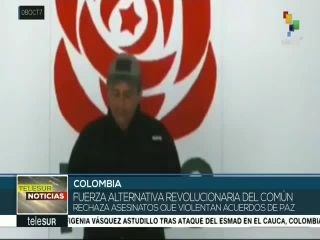 Colombia: La FARC rechazó la masacre en Tumaco