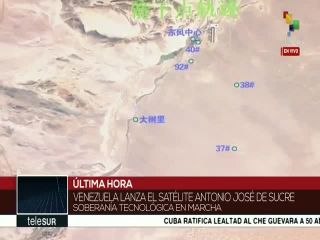Venezuela lanza el satélite Antonio José de Sucre