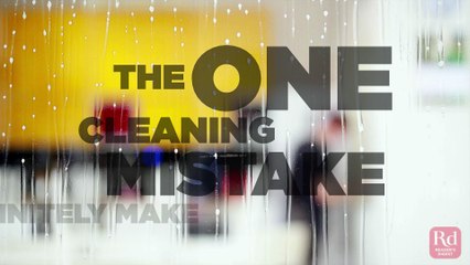 The One Cleaning Mistake You Definitely Make