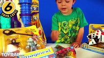 White Power Ranger Toys Giant Surprise Egg with Imaginext Power Rangers Command Center HQ by ToyRap